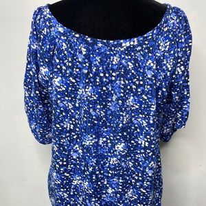 Abercrombie and Fitch top women size S scoop neck boho peasant vibes